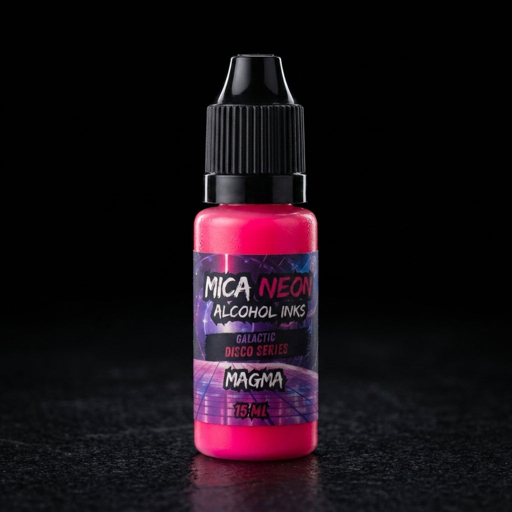 Mishy Lee Alcohol Inks - Galactic Disco Neon Mica Inks - 15mL