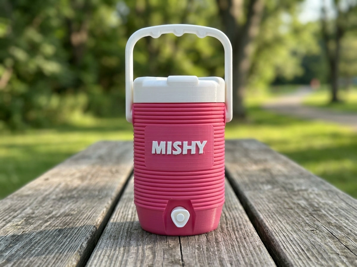 3D Printed Classic Cooler Can Holder - Customizable