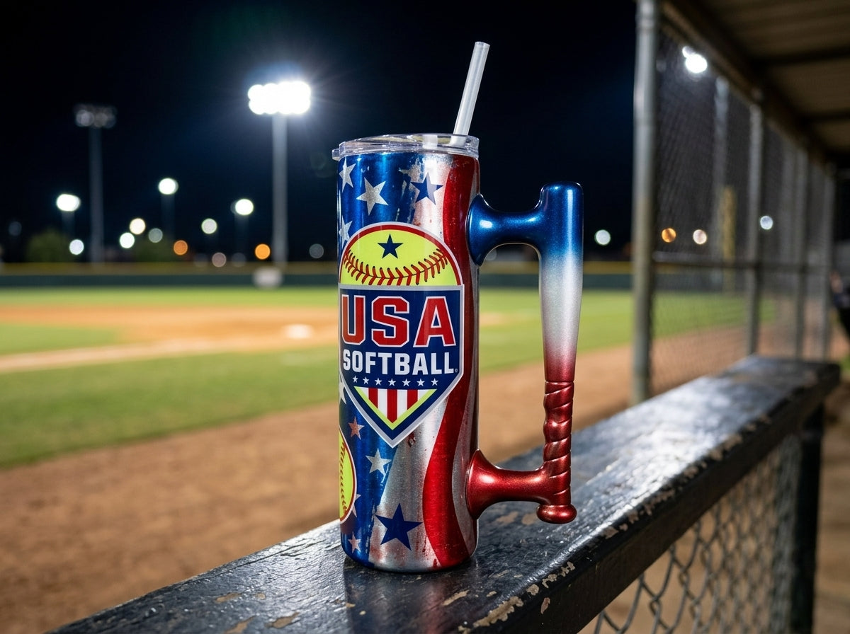 Metal Bat Tumbler Handle 3D Printing STL – Digital Download