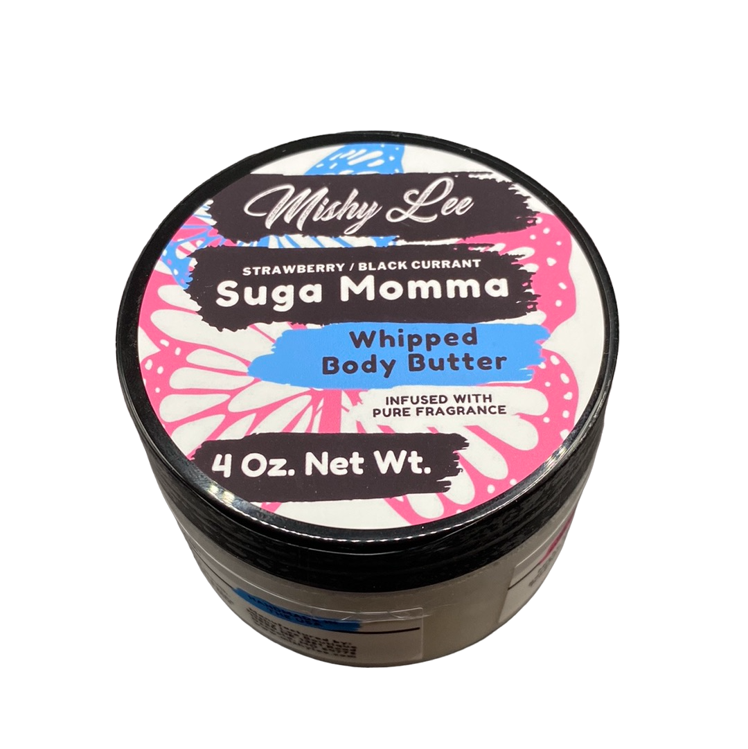 Suga Momma 4 Oz - Mishy Lee Deep Hydrating Whipped Body Butter w/Pure Fragrance Oils