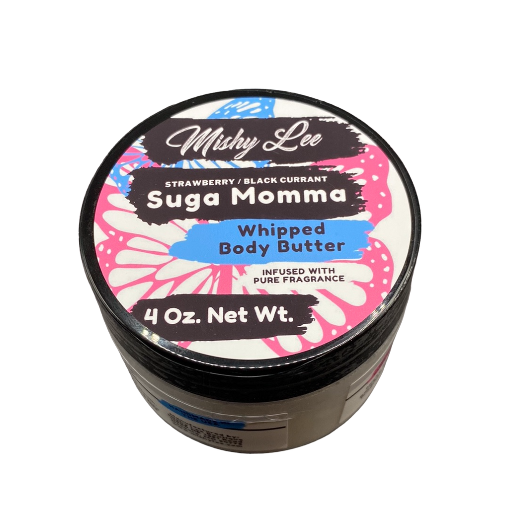 Suga Momma 4 Oz - Mishy Lee Deep Hydrating Whipped Body Butter w/Pure Fragrance Oils