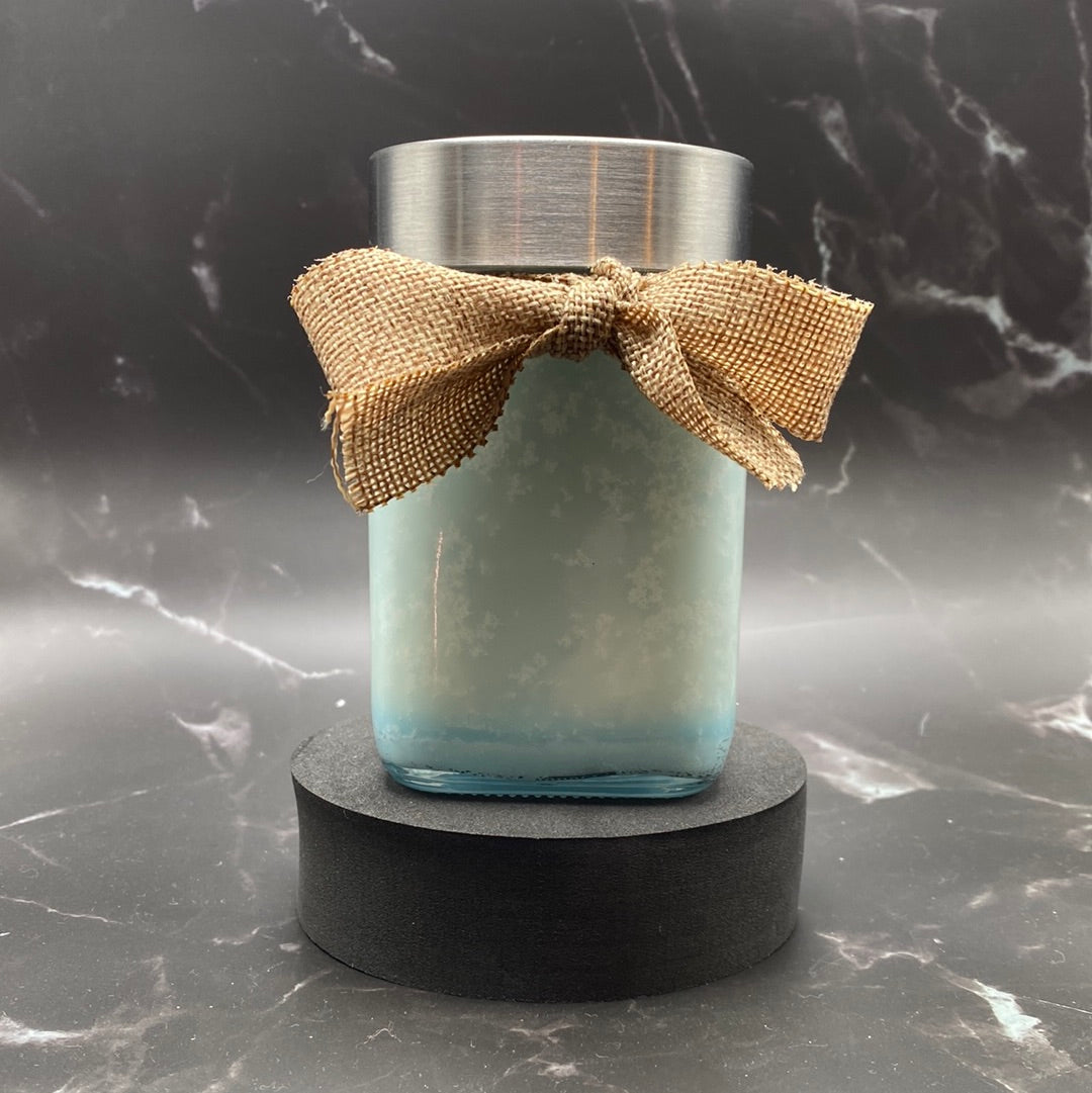 Scented Candle - Square Glass Jar (Personalized)