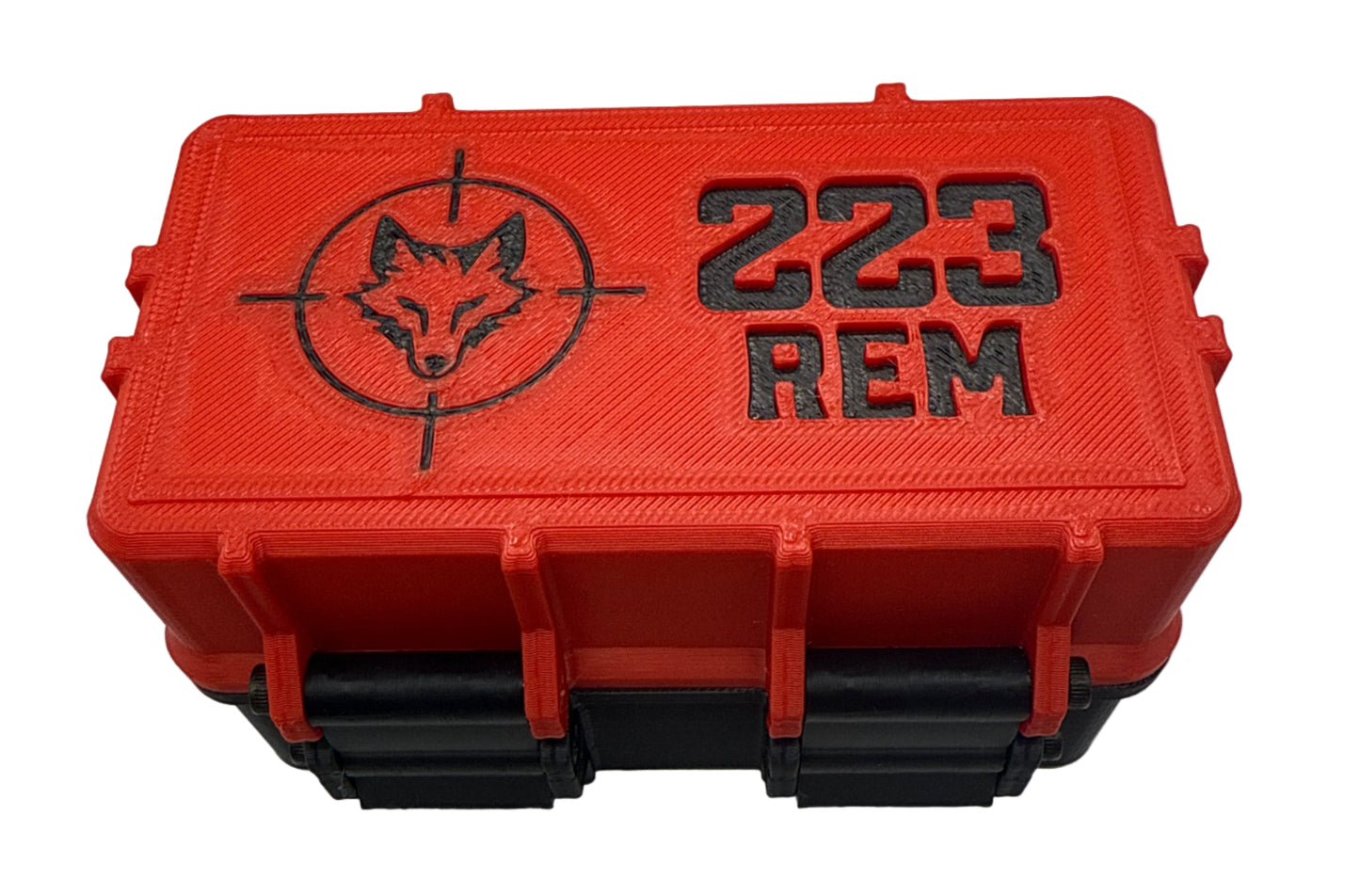 3D Printed 223 REM 50-Count Ammo Box - Customizable