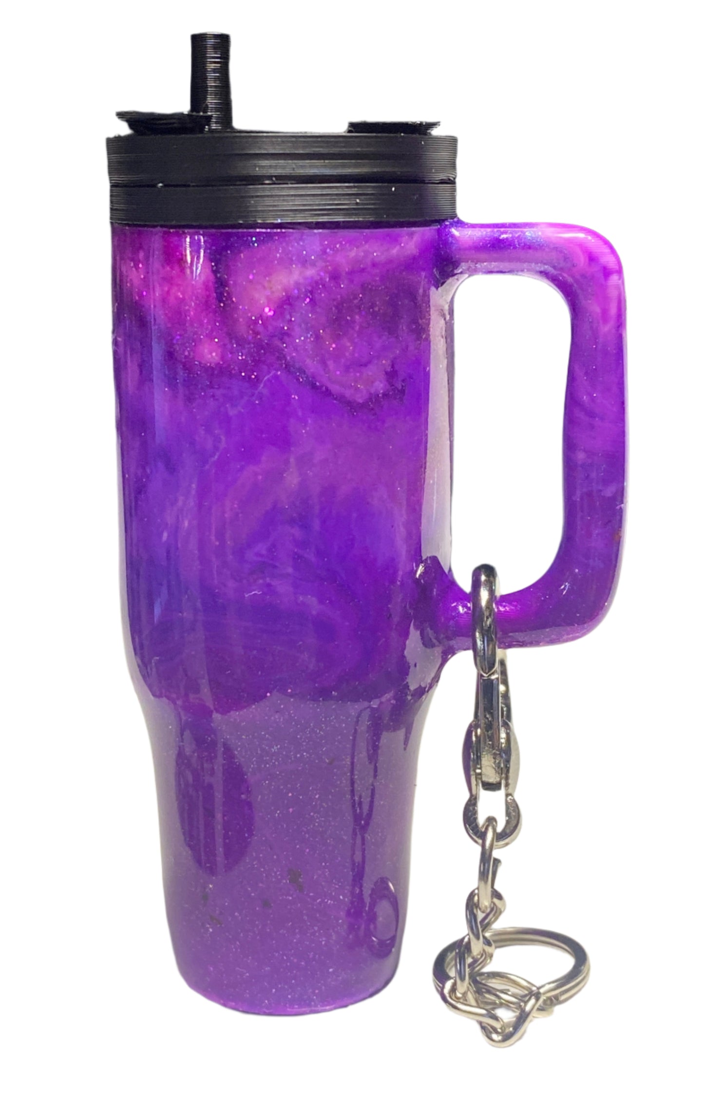3D Printed Painted Tumbler Keychain / Lip Gloss Holder - Pre-Order