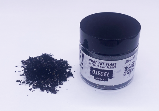 WTF Metallic Foil Flakes - Diesel