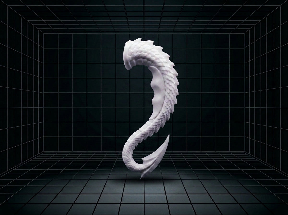 Dragon Tail V3 Tumbler Handle 3D Printing STL – Digital Download