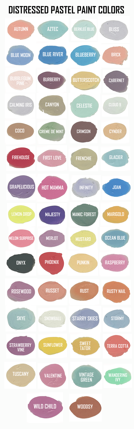 Distressed Paints - Pixie Pastels Collection - (PRE-ORDER)