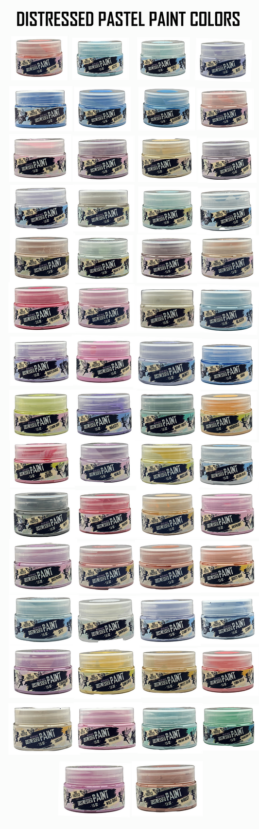 Distressed Paints - Pixie Pastels Collection