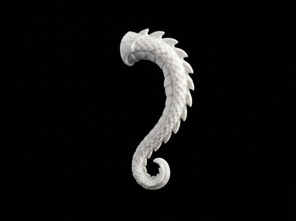 Dragon Tail V2 Tumbler Handle 3D Printing STL – Digital Download