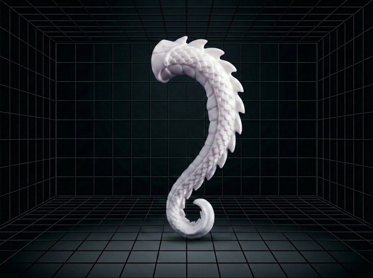 Dragon Tail V2 Tumbler Handle 3D Printing STL – Digital Download