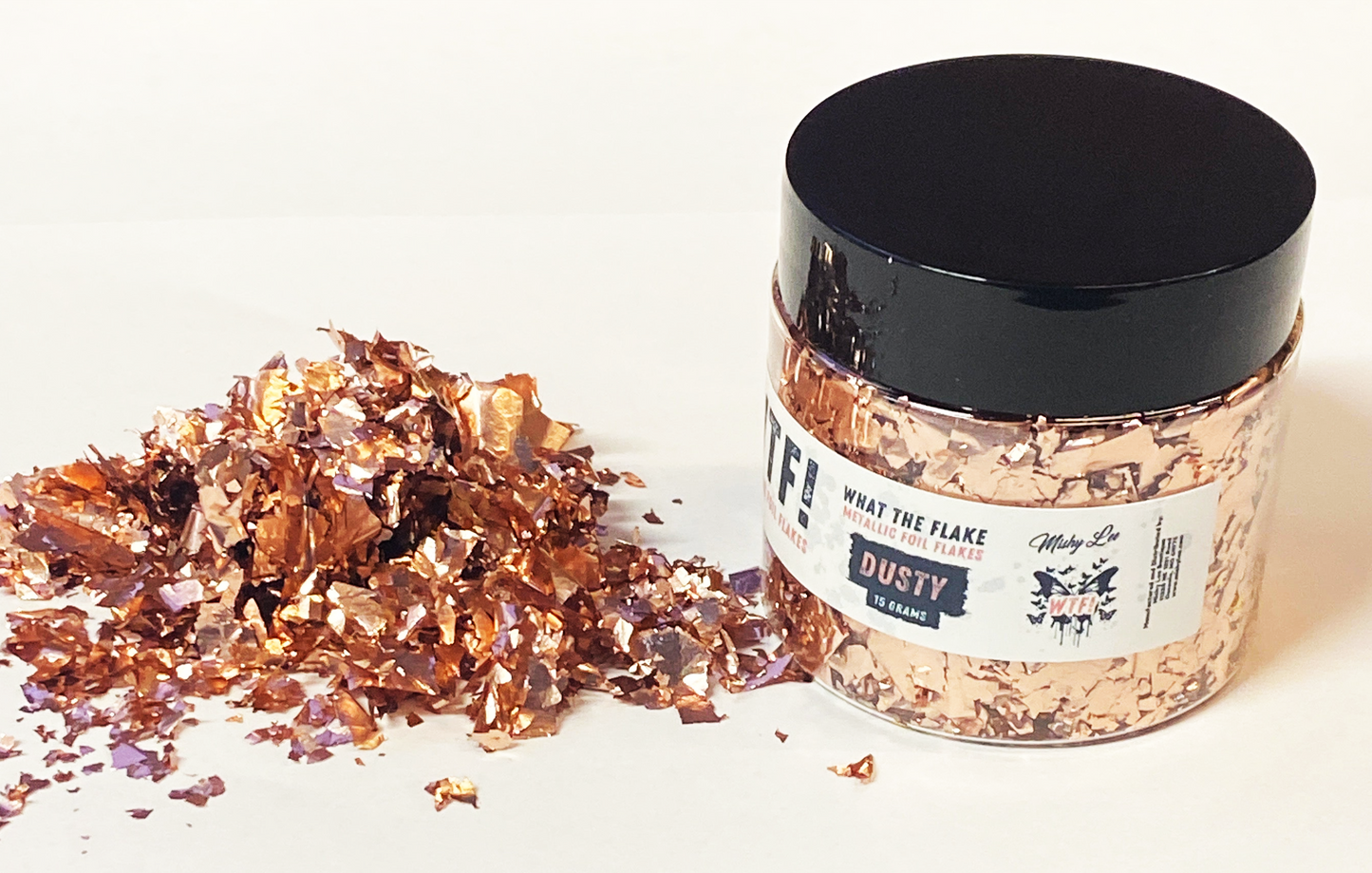 WTF Metallic Foil Flakes - Dusty