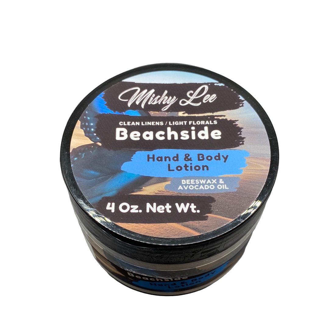 Beachside 4 Oz - Mishy Lee Beeswax and Avocado Hand & Body Lotion