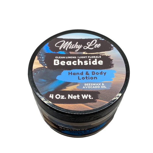 Beachside 4 Oz - Mishy Lee Beeswax and Avocado Hand & Body Lotion