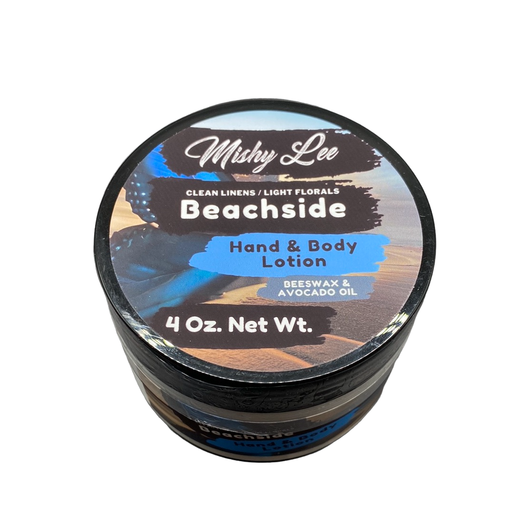 Beachside 4 Oz - Mishy Lee Beeswax and Avocado Hand & Body Lotion