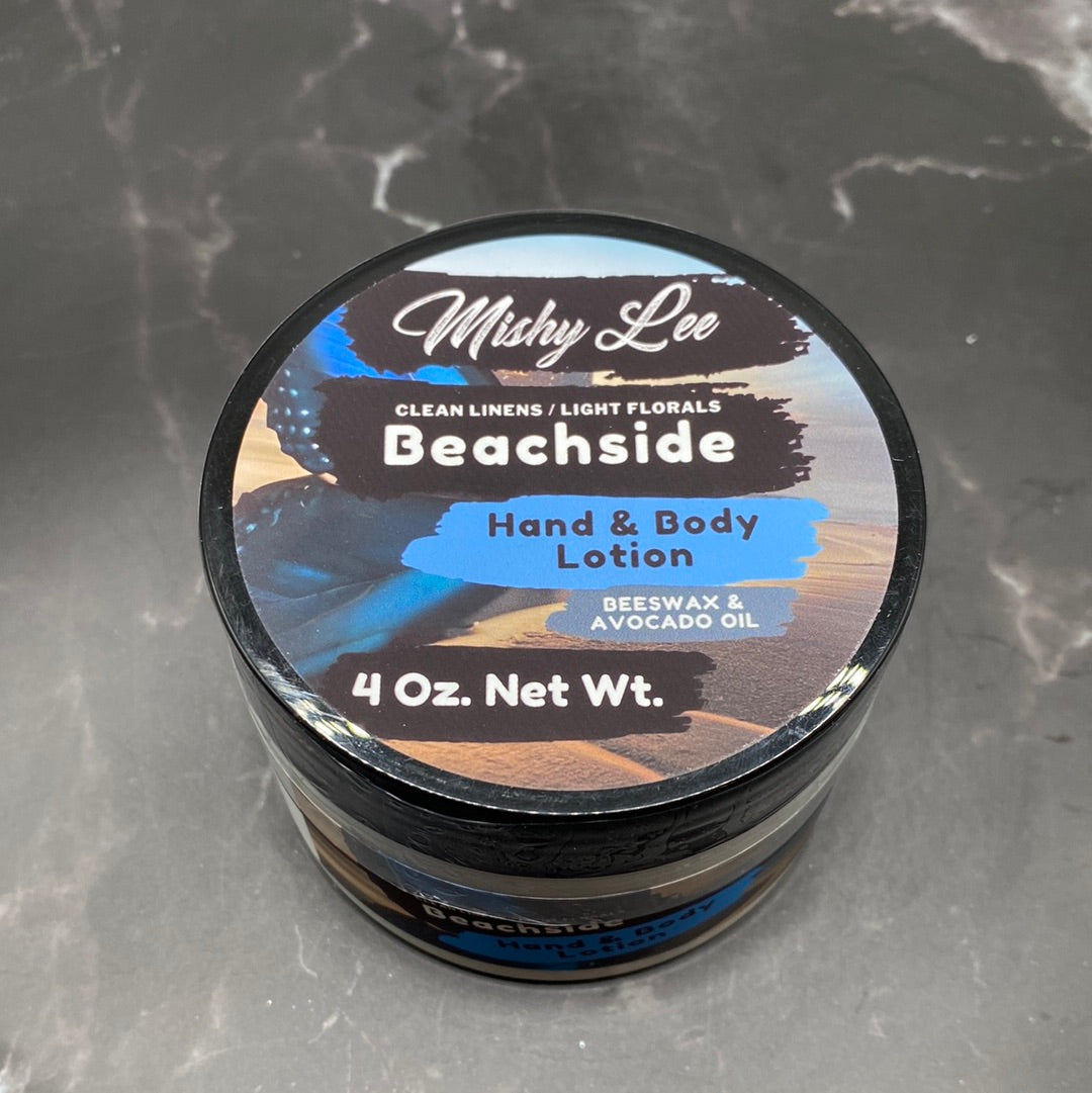 Beachside 4 Oz - Mishy Lee Beeswax and Avocado Hand & Body Lotion