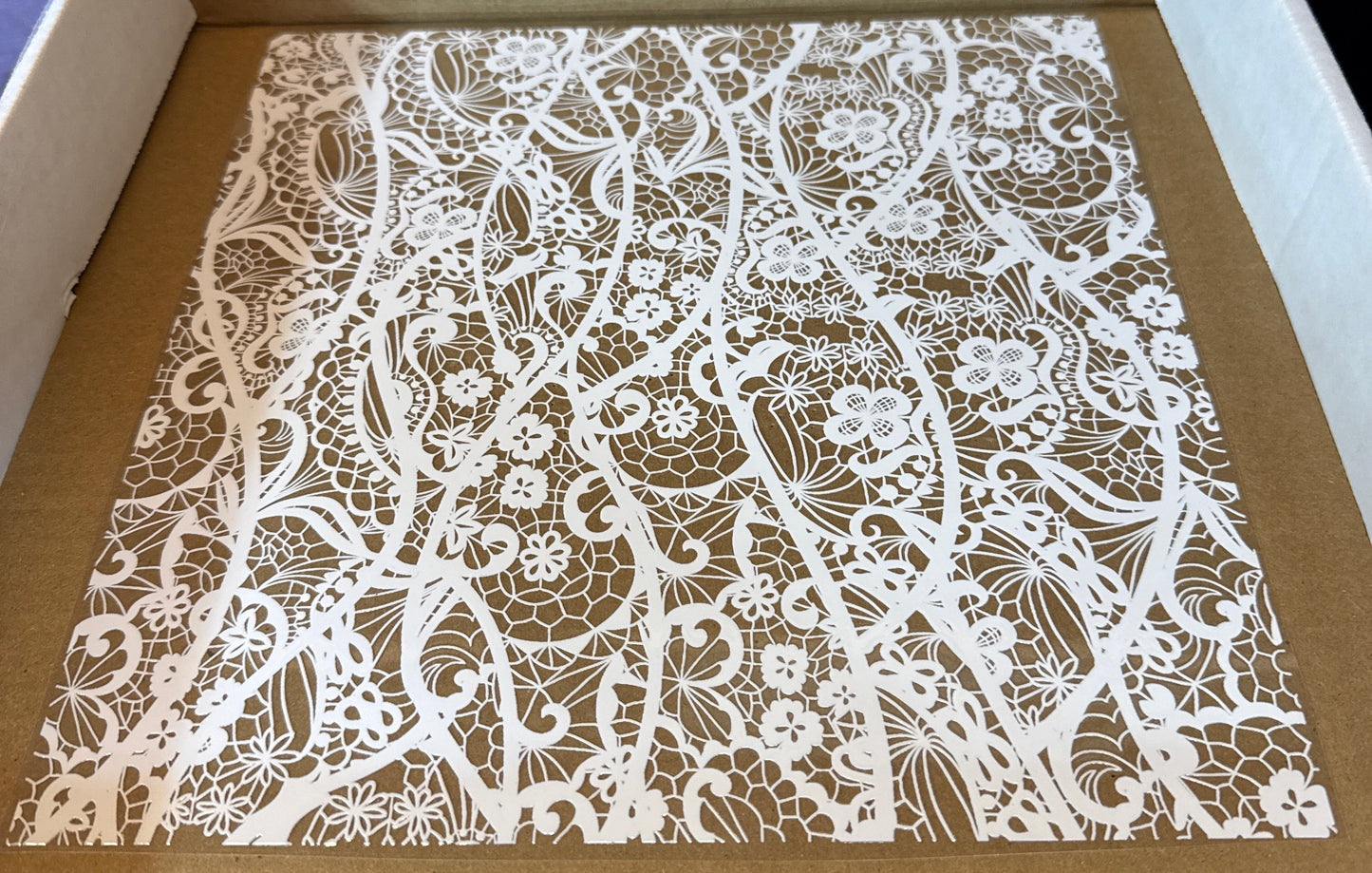 White Lace Floral - #15
