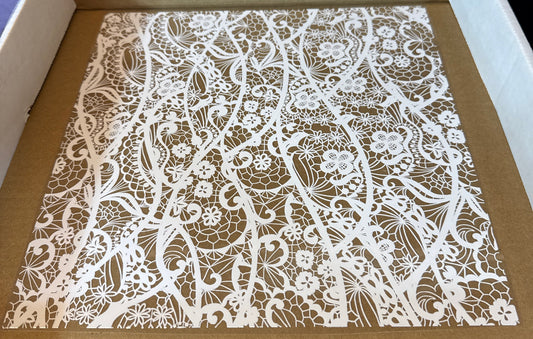 White Lace Floral - #15