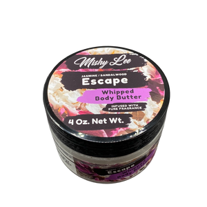 Escape 4 Oz - Mishy Lee Deep Hydrating Whipped Body Butter w/Pure Fragrance Oils