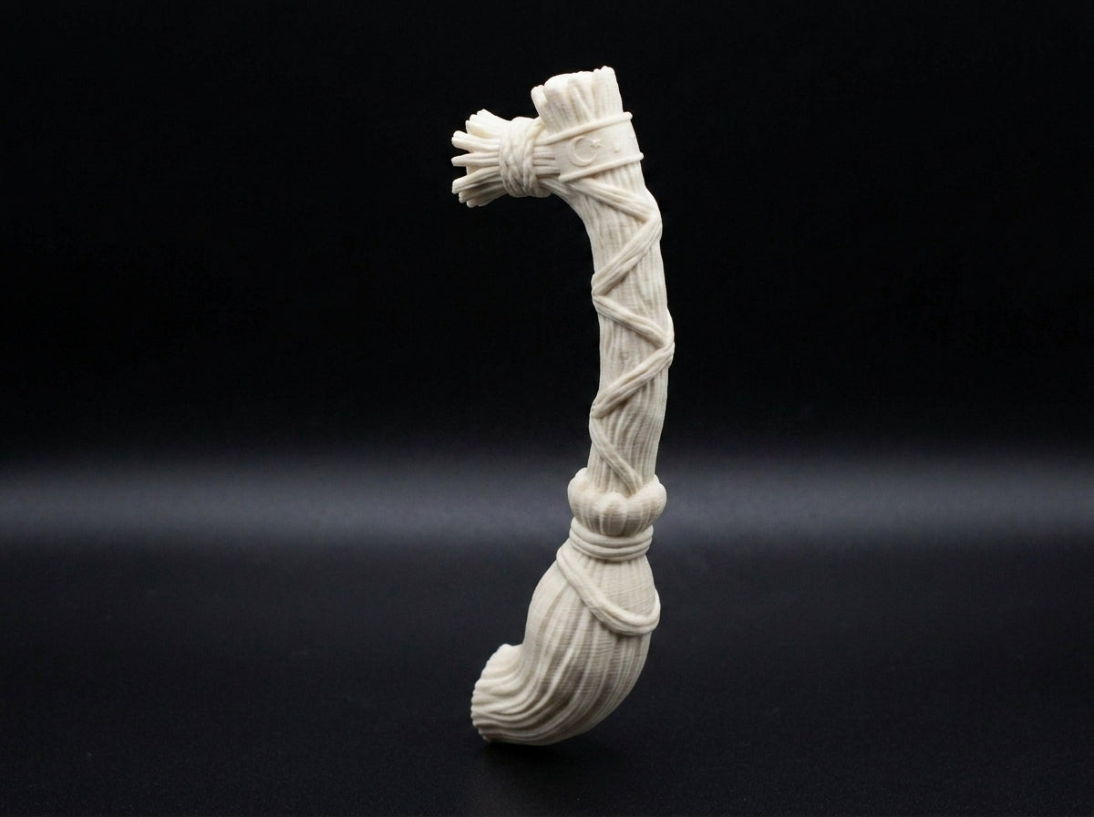 Witch Broom V2 Tumbler Handle 3D Printing STL – Digital Download
