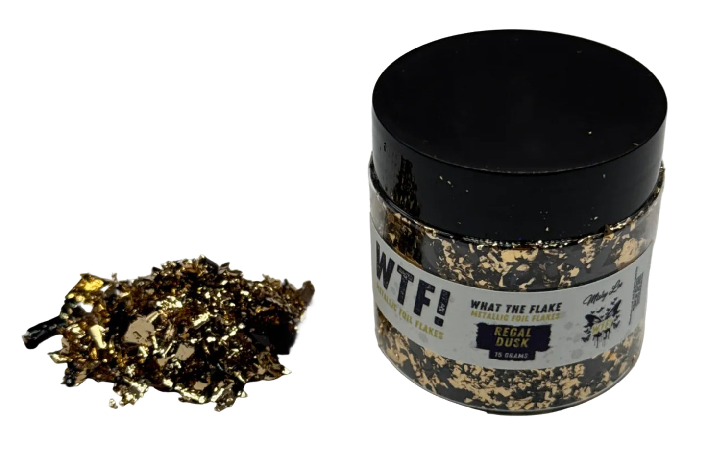 WTF Metallic Foil Flakes - Regal Dusk