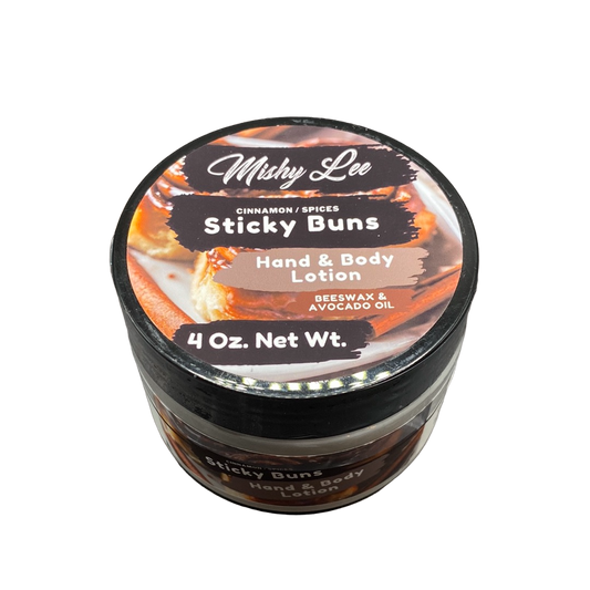 Sticky Buns 4 Oz - Mishy Lee Deep Hydrating Whipped Body Butter w/Pure Fragrance Oils