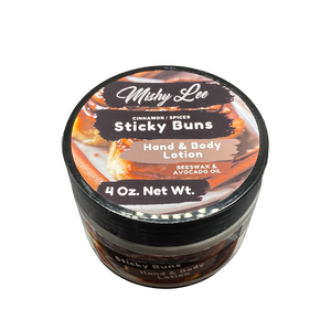 Sticky Buns 4 Oz - Mishy Lee Deep Hydrating Whipped Body Butter w/Pure Fragrance Oils