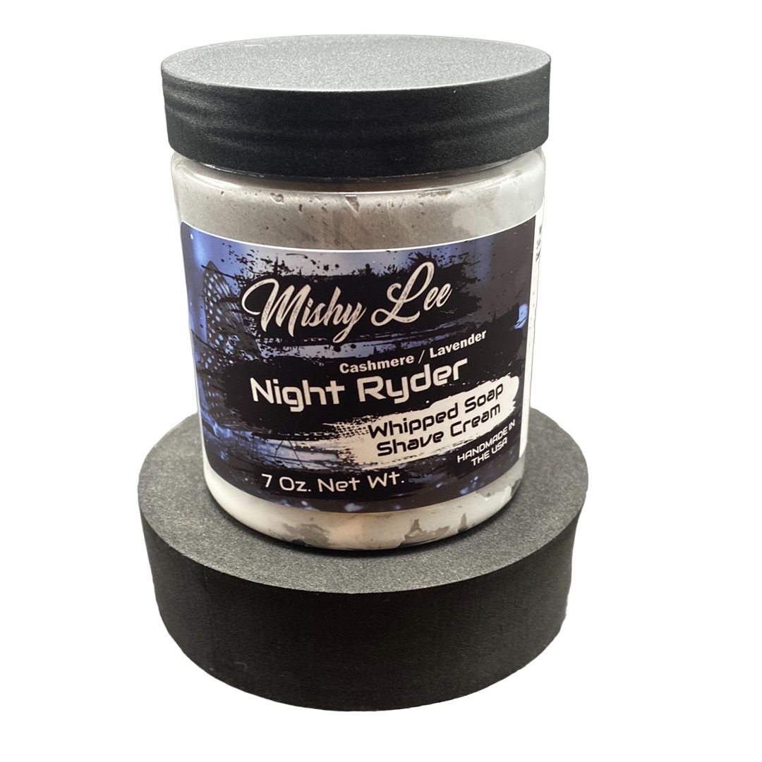 Night Ryder Whipped Soap and Shave - 7 Oz.