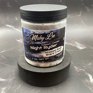 Night Ryder Whipped Soap and Shave - 7 Oz.