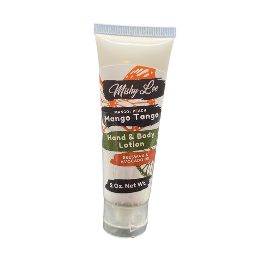 Mango Tango 2 Oz - Mishy Lee Beeswax and Avocado Hand & Body Lotion