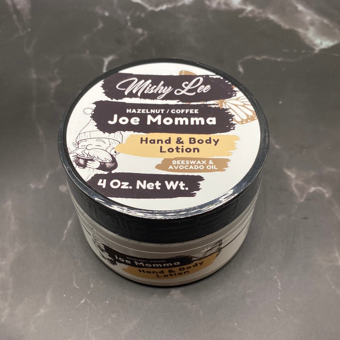 Joe Momma 4 Oz - Mishy Lee Beeswax and Avocado Hand & Body Lotion