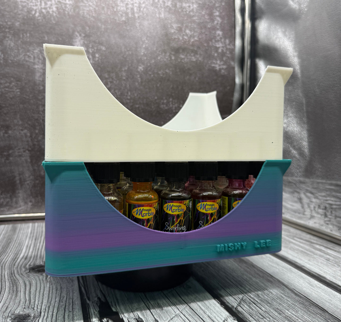 3D Printed 42 Count Alcohol Ink / Marbling Paint Holder - Stackable