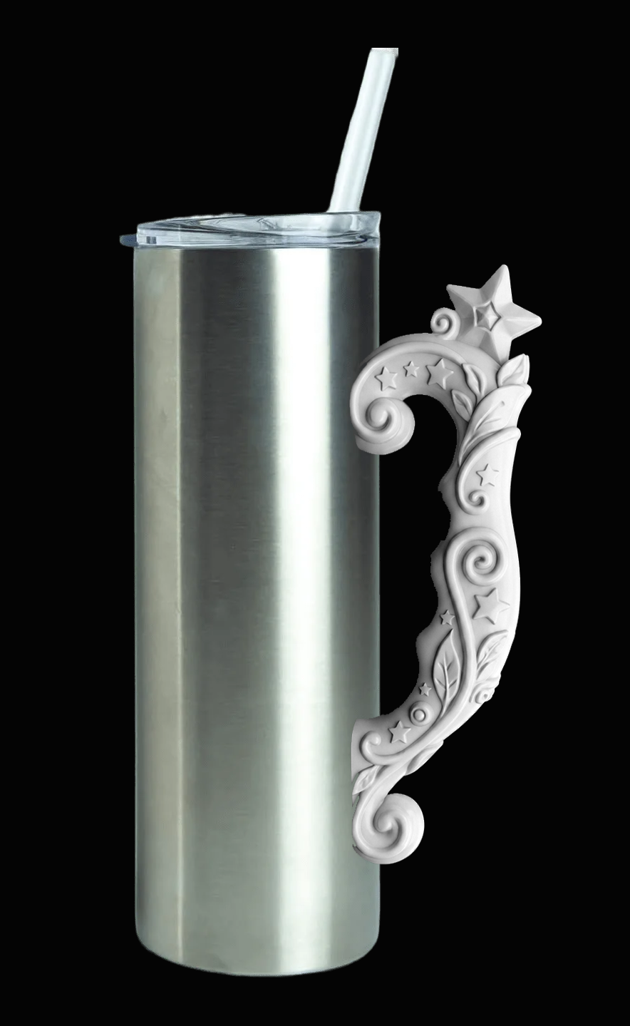 3D Printed Tumbler Handles - Multiple Designs - Series 3