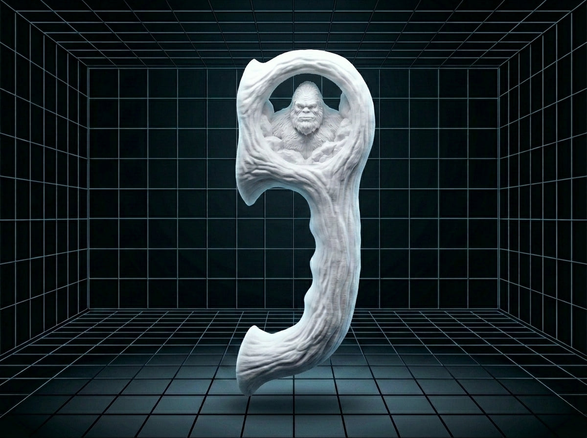 Bigfoot Hole Tumbler Handle 3D Printing STL – Digital Download