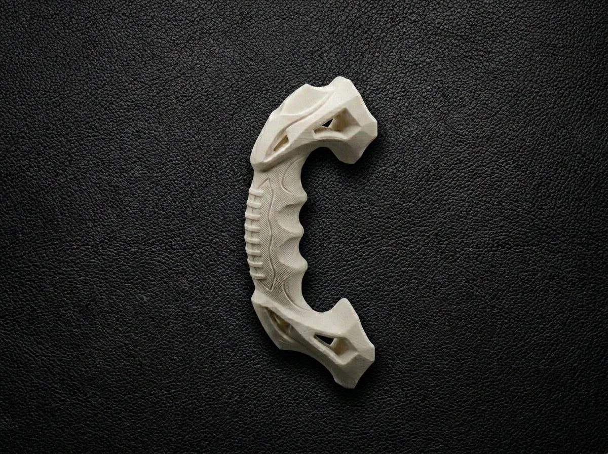 Football Futuristic Laces Tumbler Handle 3D Printing STL – Digital Download