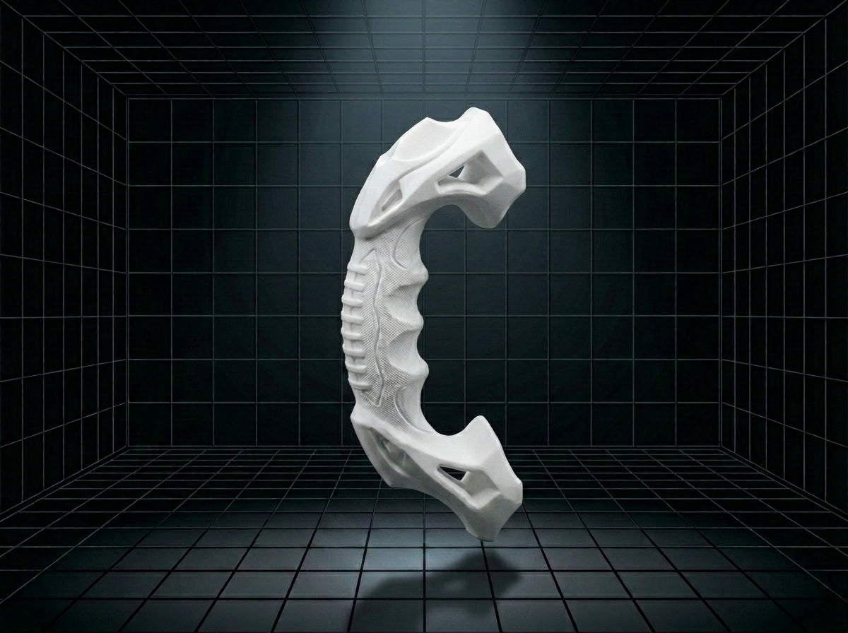 Football Futuristic Laces Tumbler Handle 3D Printing STL – Digital Download