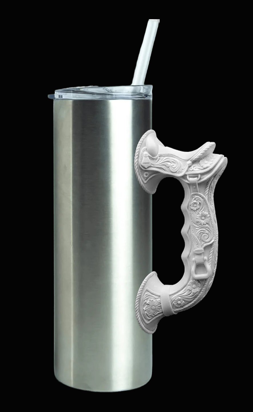 3D Printed Tumbler Handles - Multiple Designs - Western Rider Series