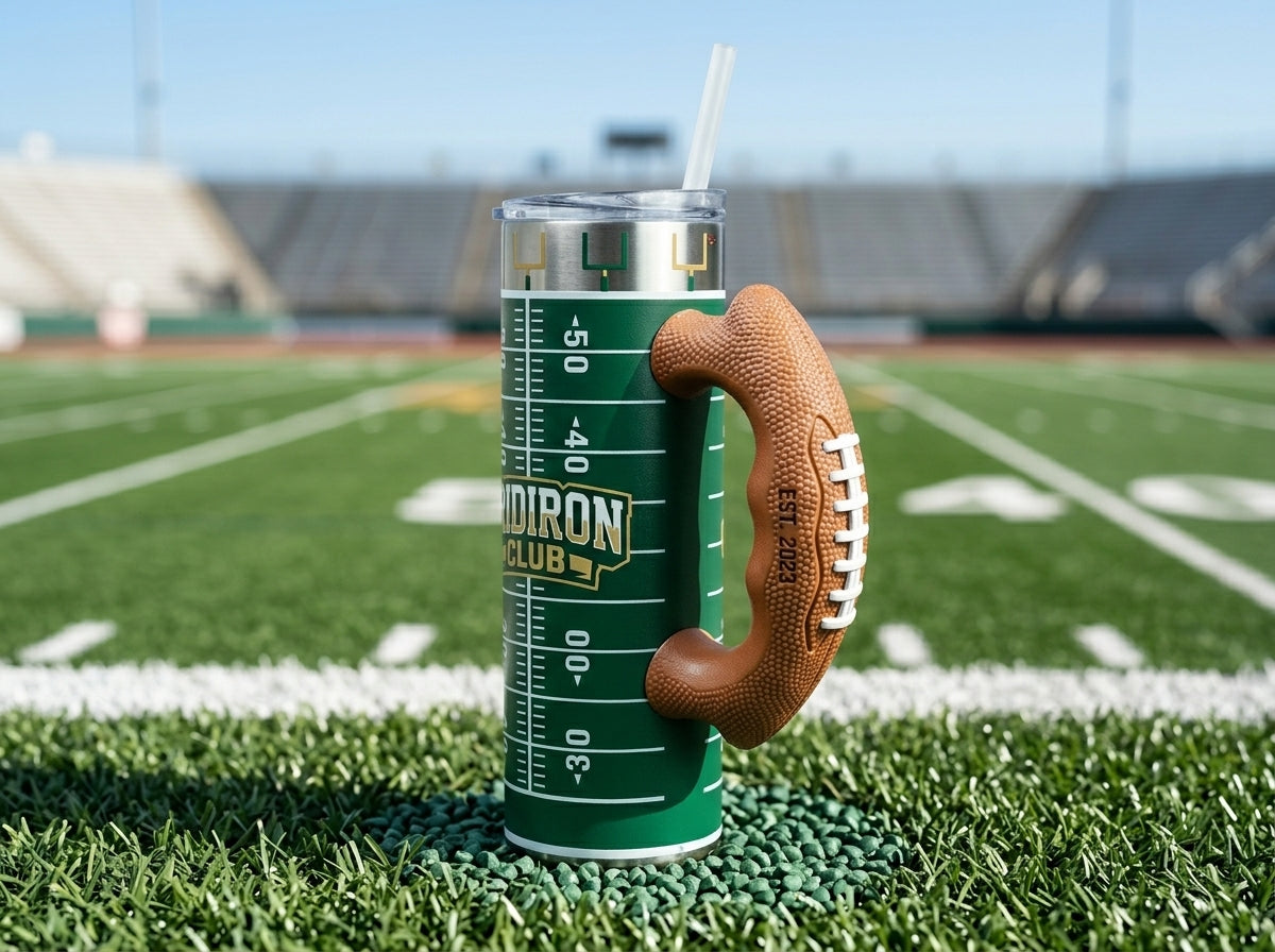 Football Laces V4 Tumbler Handle 3D Printing STL – Digital Download