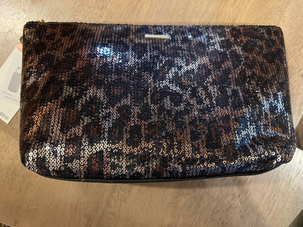 JUICY COUTURE Pyramid Leopard Beauty Bag