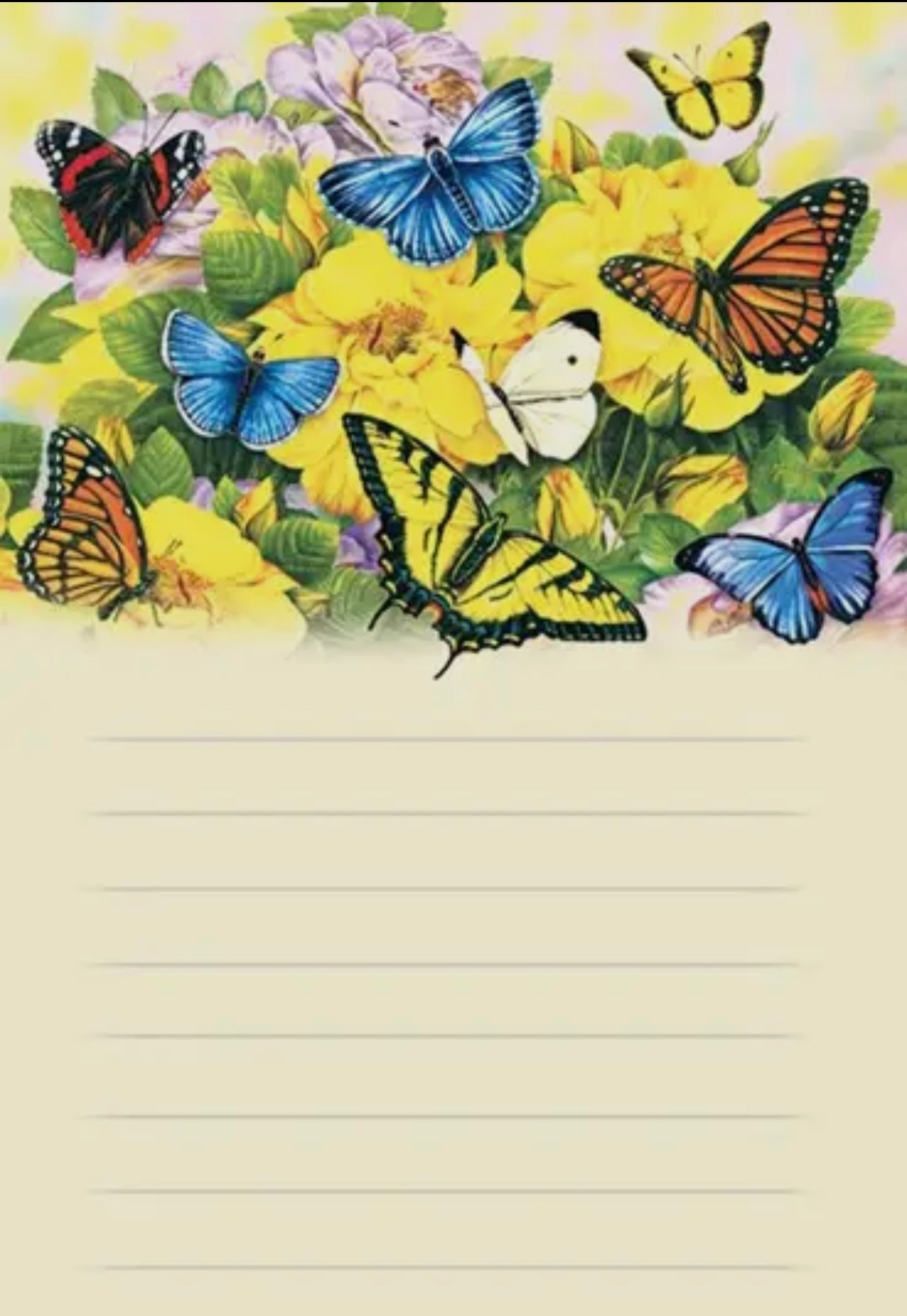 Butterfly Banquet Notepad