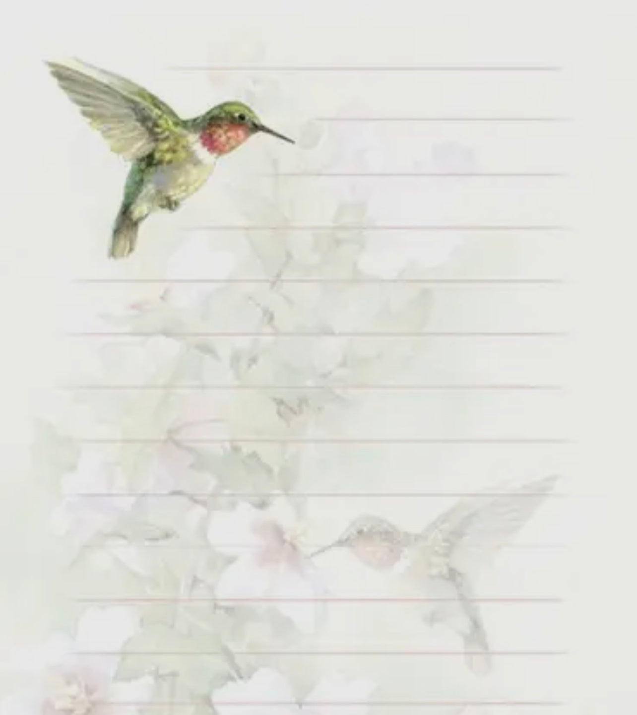 HUMMINGBIRD HELLO Notepad
