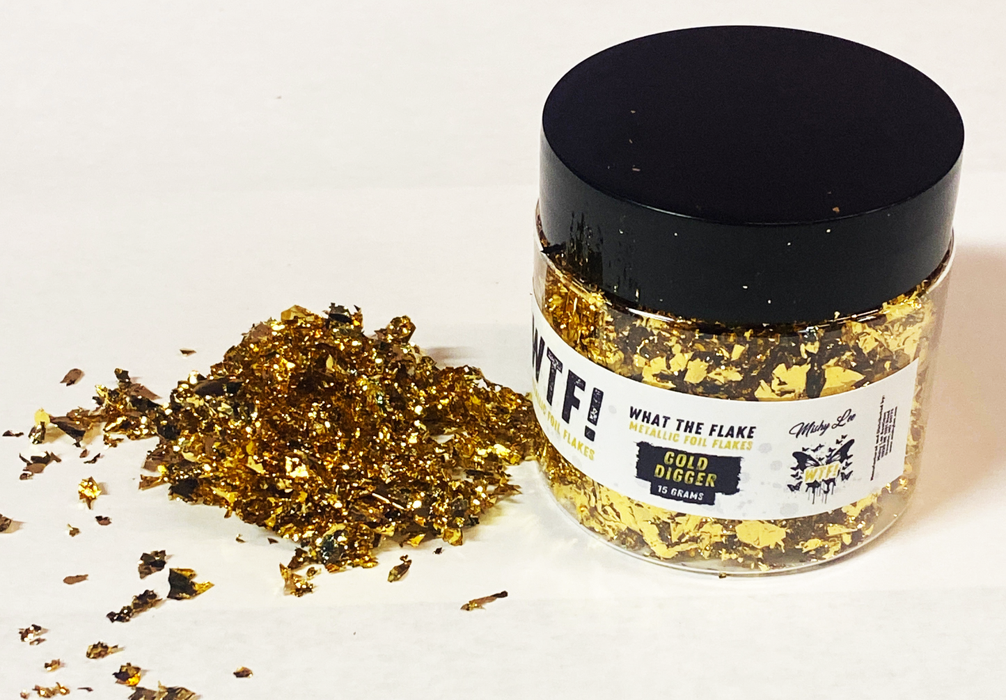 WTF Metallic Foil Flakes - Gold Digger