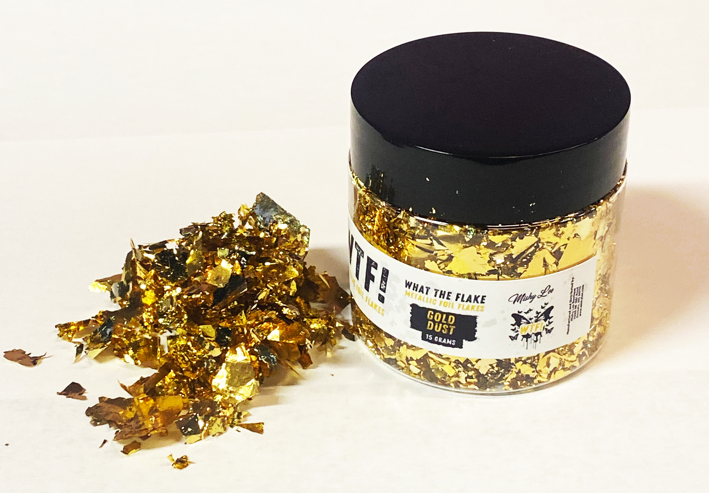 WTF Metallic Foil Flakes - Gold Dust