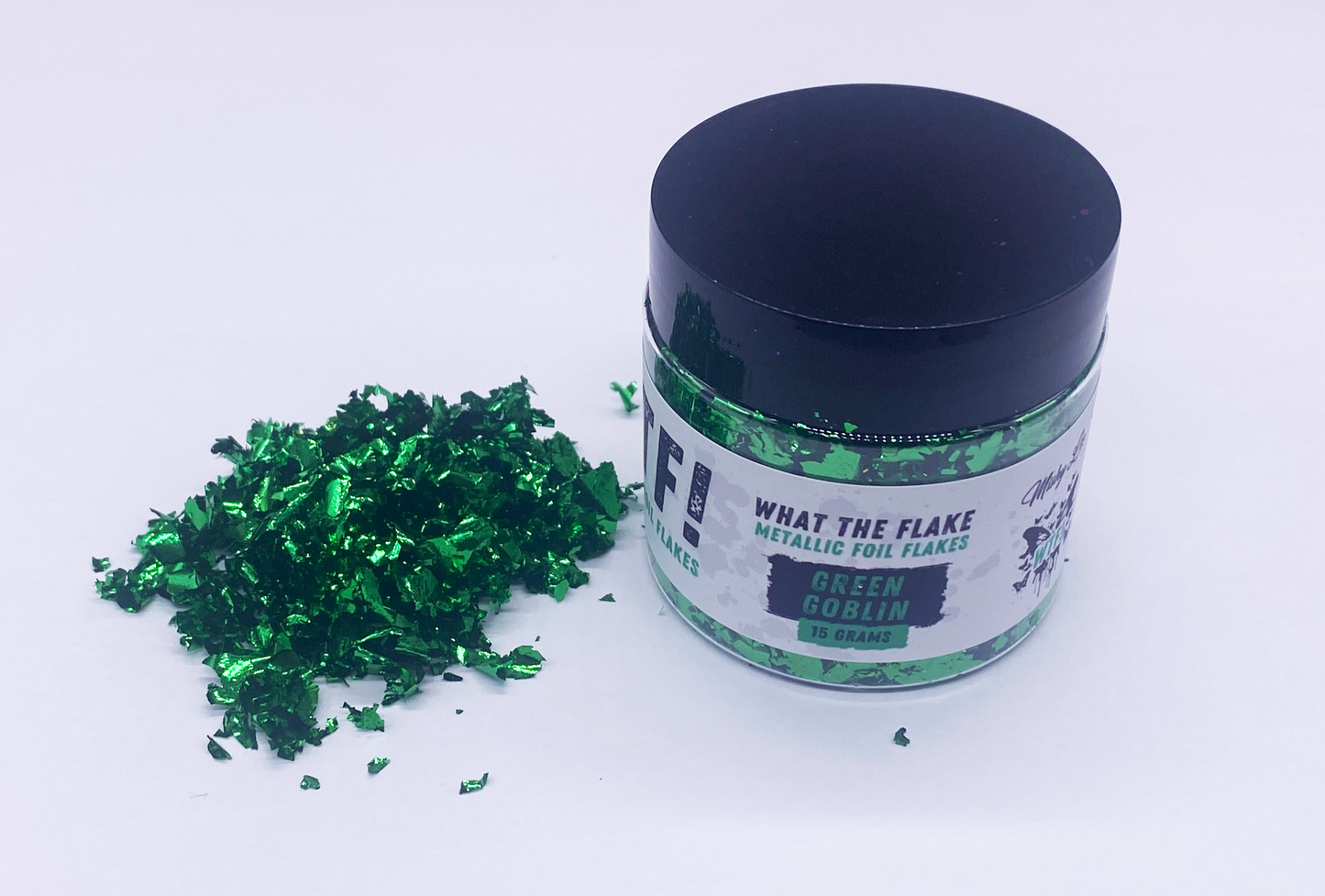 WTF Metallic Foil Flakes - Green Goblin
