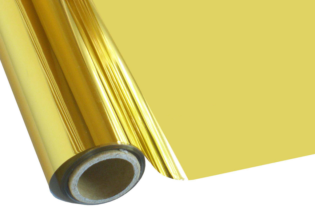 Metallic Textile Foil - Bright Gold