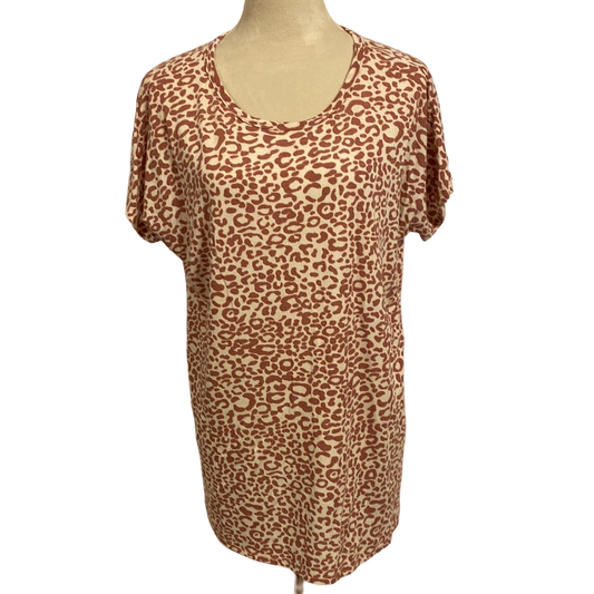 MAUVE LEOPARD PRINT TOP