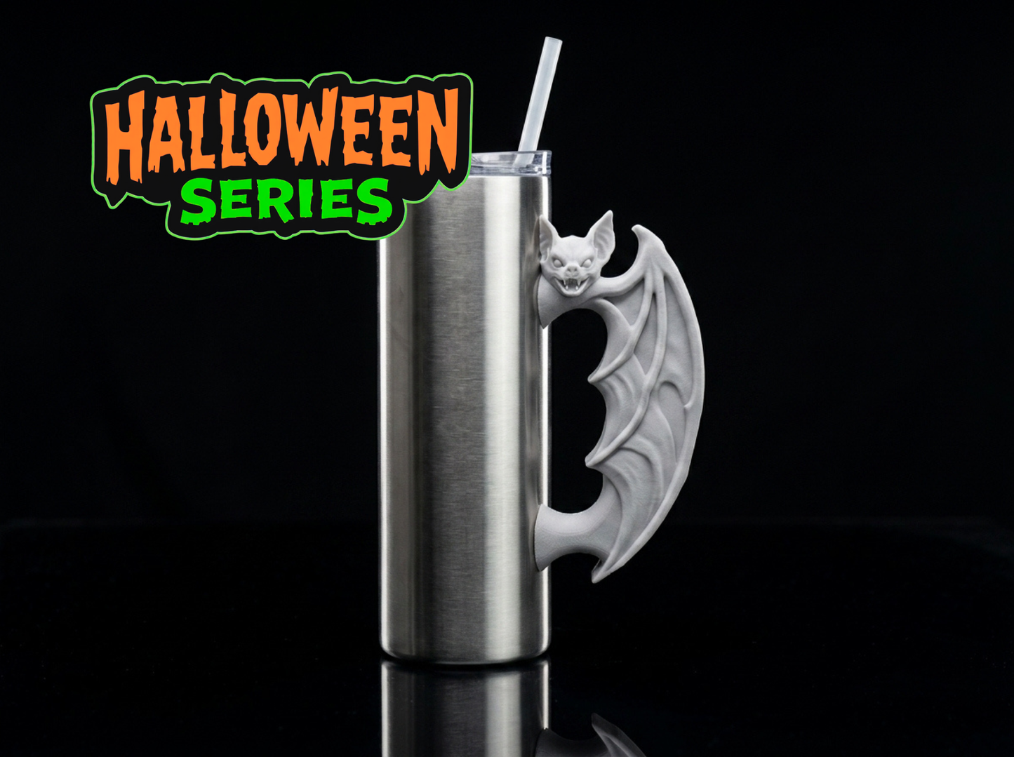 3D Printed Tumbler Handles - Multiple Designs - Halloween Series