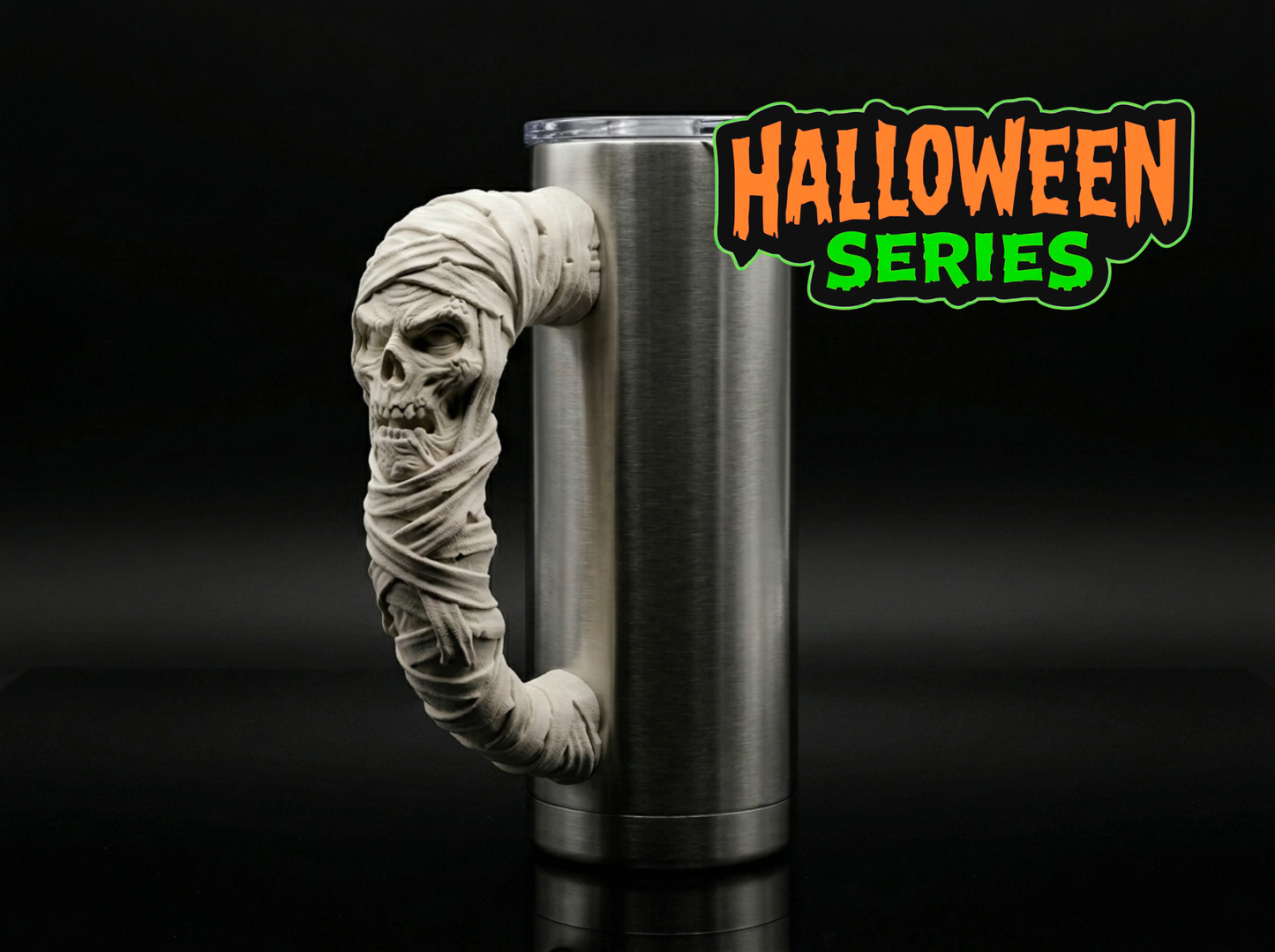 3D Printed Tumbler Handles - Multiple Designs - Halloween Series