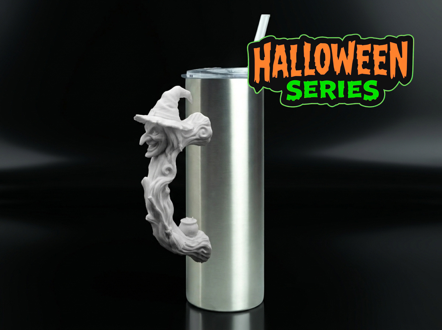3D Printed Tumbler Handles - Multiple Designs - Halloween Series