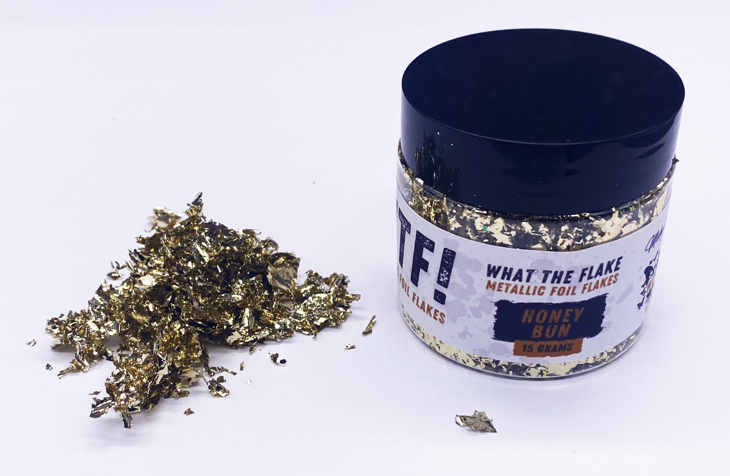 WTF Metallic Foil Flakes - Honey Bun