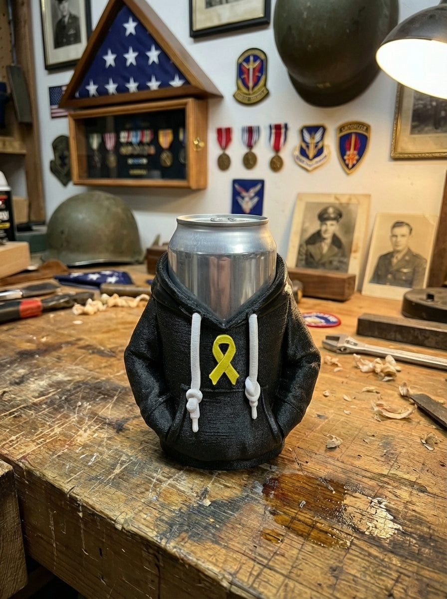 3D Printed Hoodie Can Holder - Awareness Editions